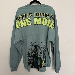Rare Disney Parks Haunted Mansion Hatbox Ghost Spirit Jersey Glow in the Dark